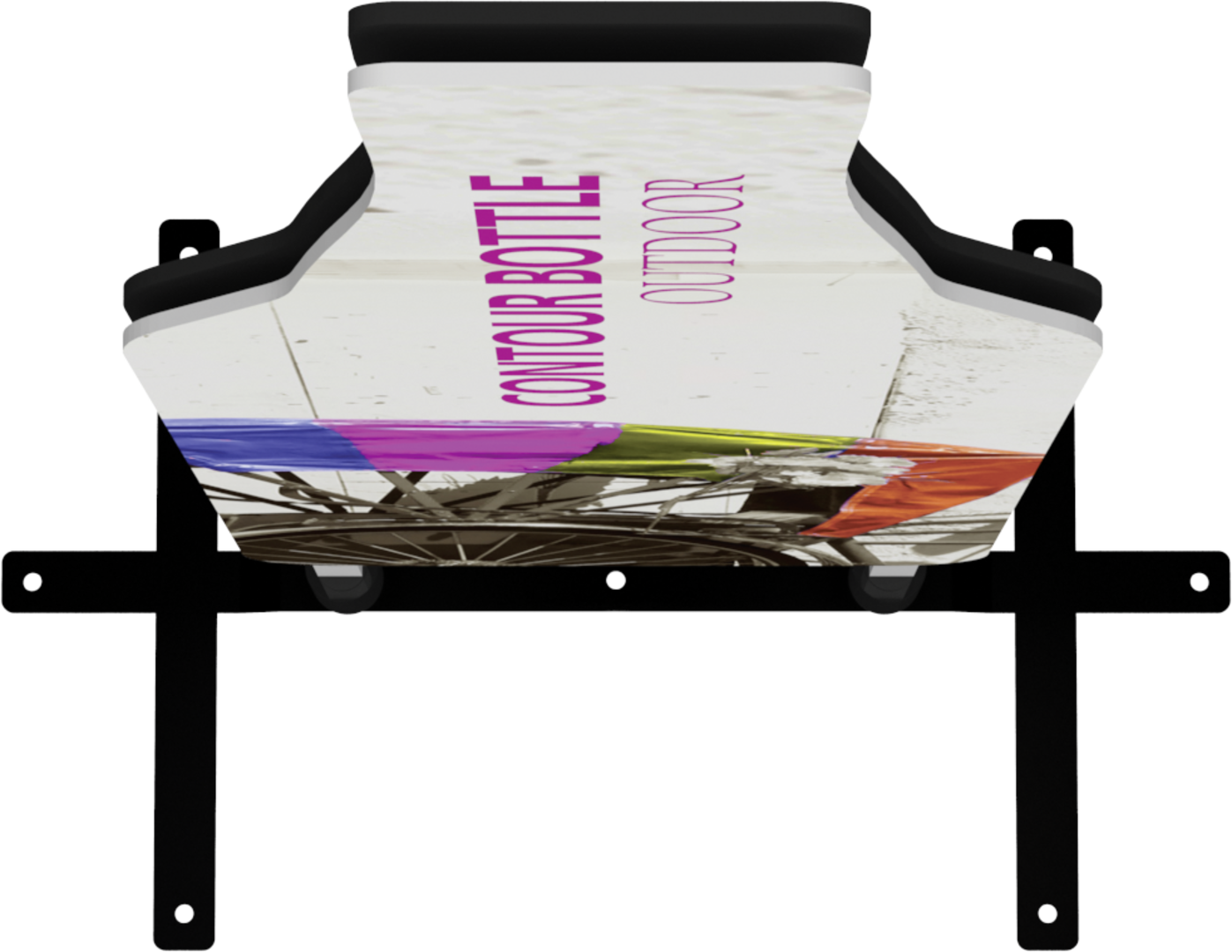 6ft Contour Outdoor Sign Bottle Double-Sided (Graphic Only)