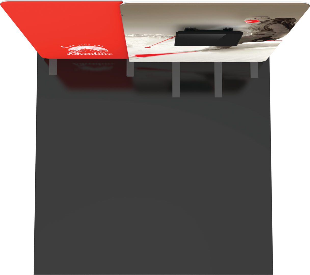 10ft Formulate Designer Series Kit 10 Fabric Backwall (Graphic Package)