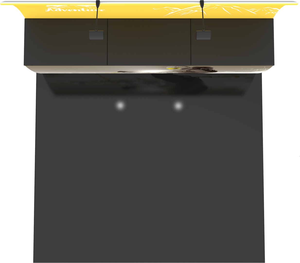 10ft Formulate Designer Series Kit 13 Fabric Backwall (Graphic Package)