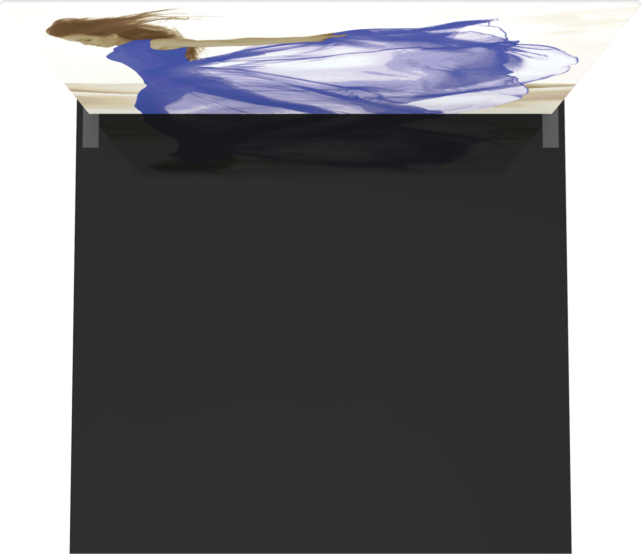 10ft x 8ft Formulate Master S1 Straight Fabric Backwall Single-Sided Graphic w/ Backer (Graphic Only)