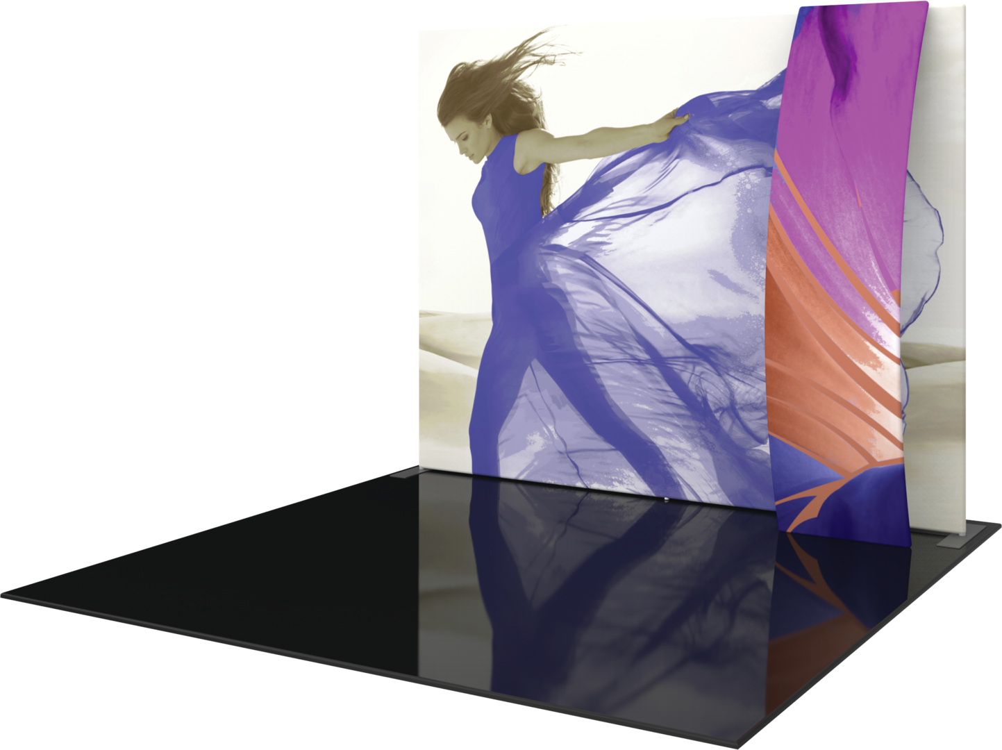 10ft x 8ft Formulate Master S7 Straight Fabric Backwall Frame (Hardware Only)