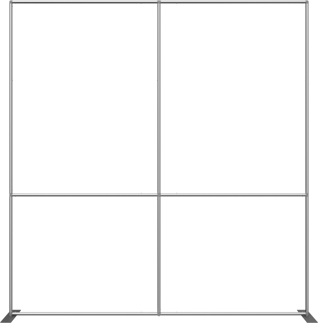 10ft x 8ft Formulate Master S1 Straight Fabric Backwall Single-Sided Graphic w/ Backer (Graphic Package)