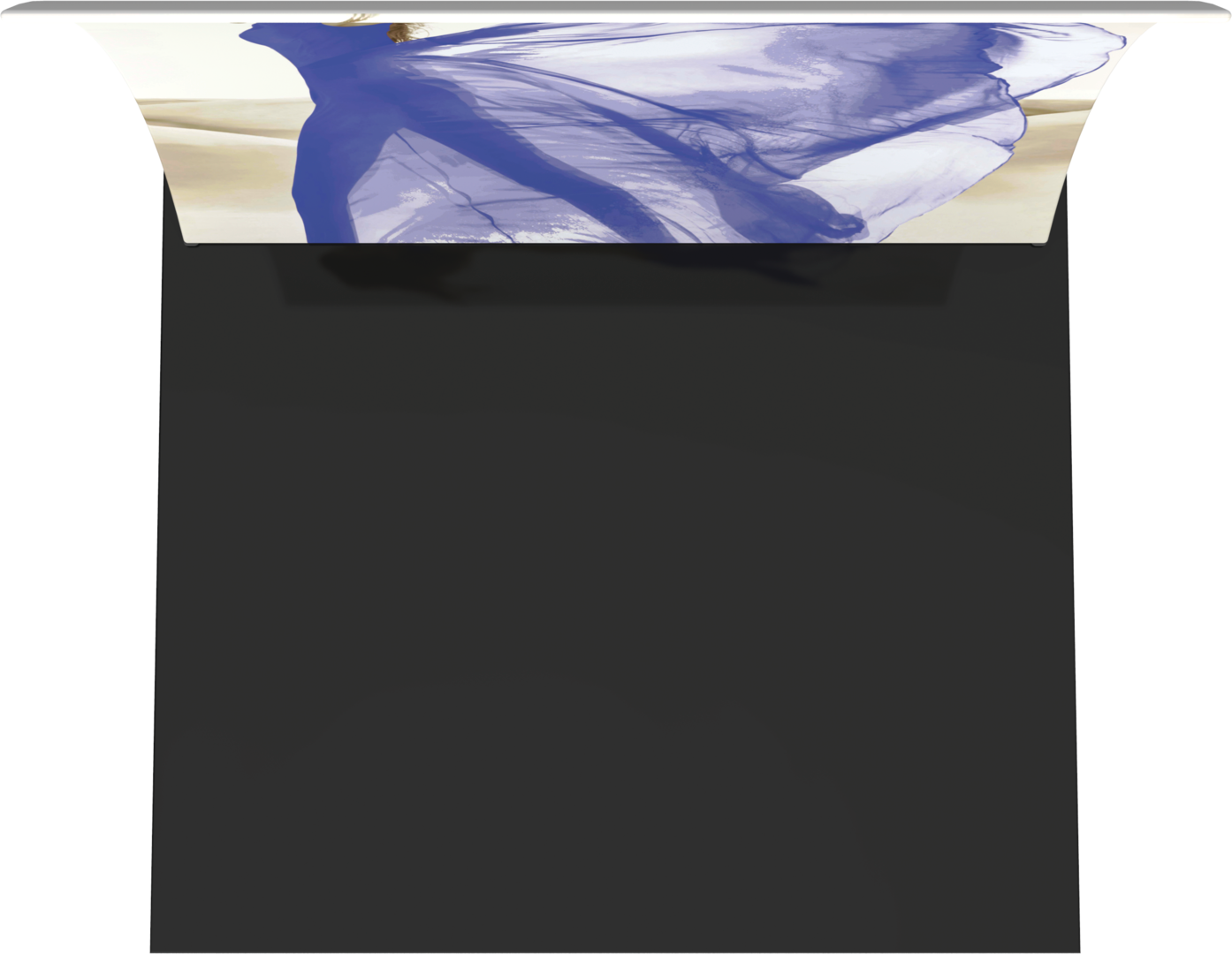 10ft x 8ft Formulate Master VC1 Vertical Curve Fabric Backwall Graphic w/ Backer (Graphic Package)