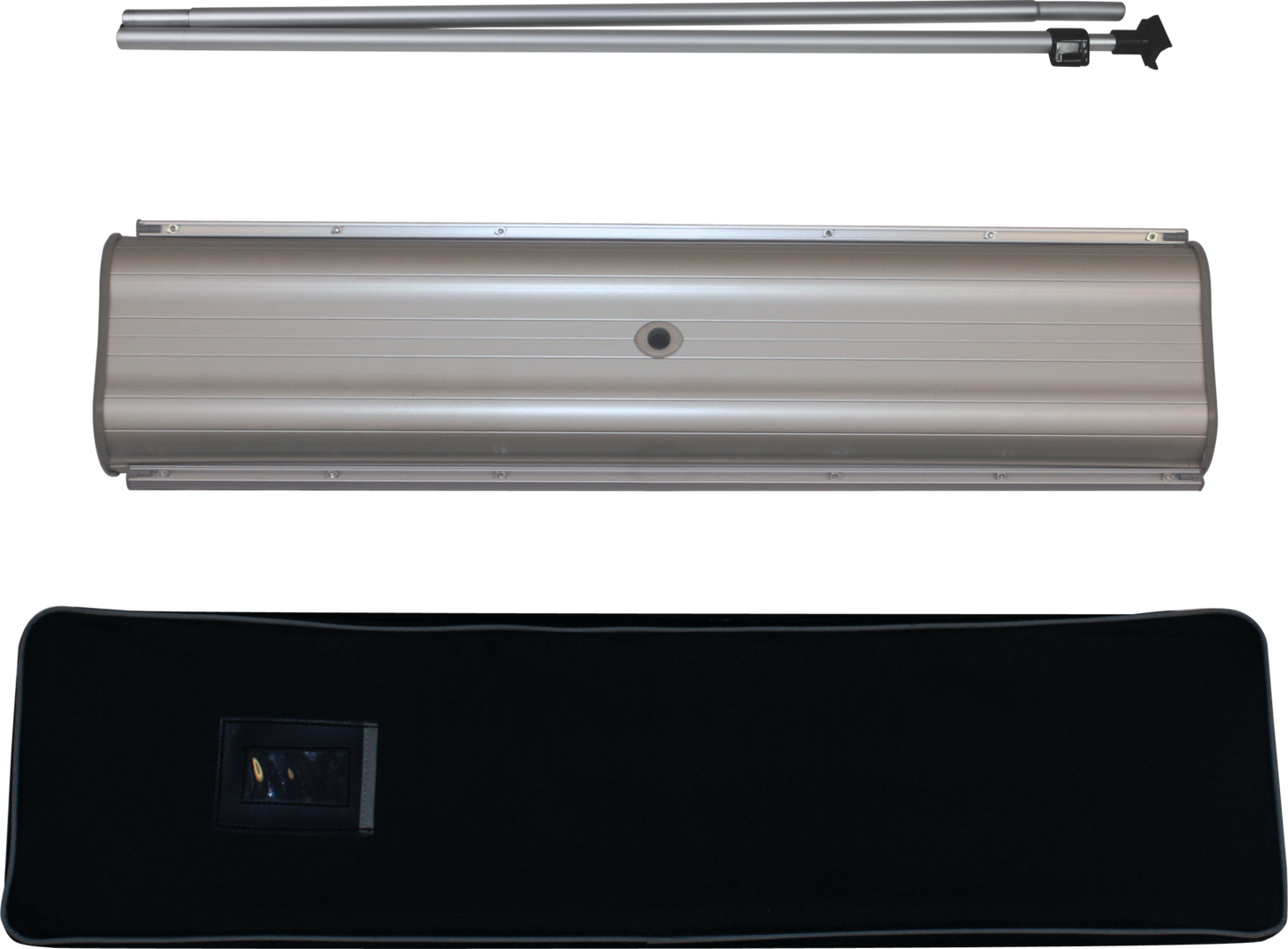 35.5in Orient Double-Sided 920 Retractable Banner Stand (Premium Fabric Graphic Package)