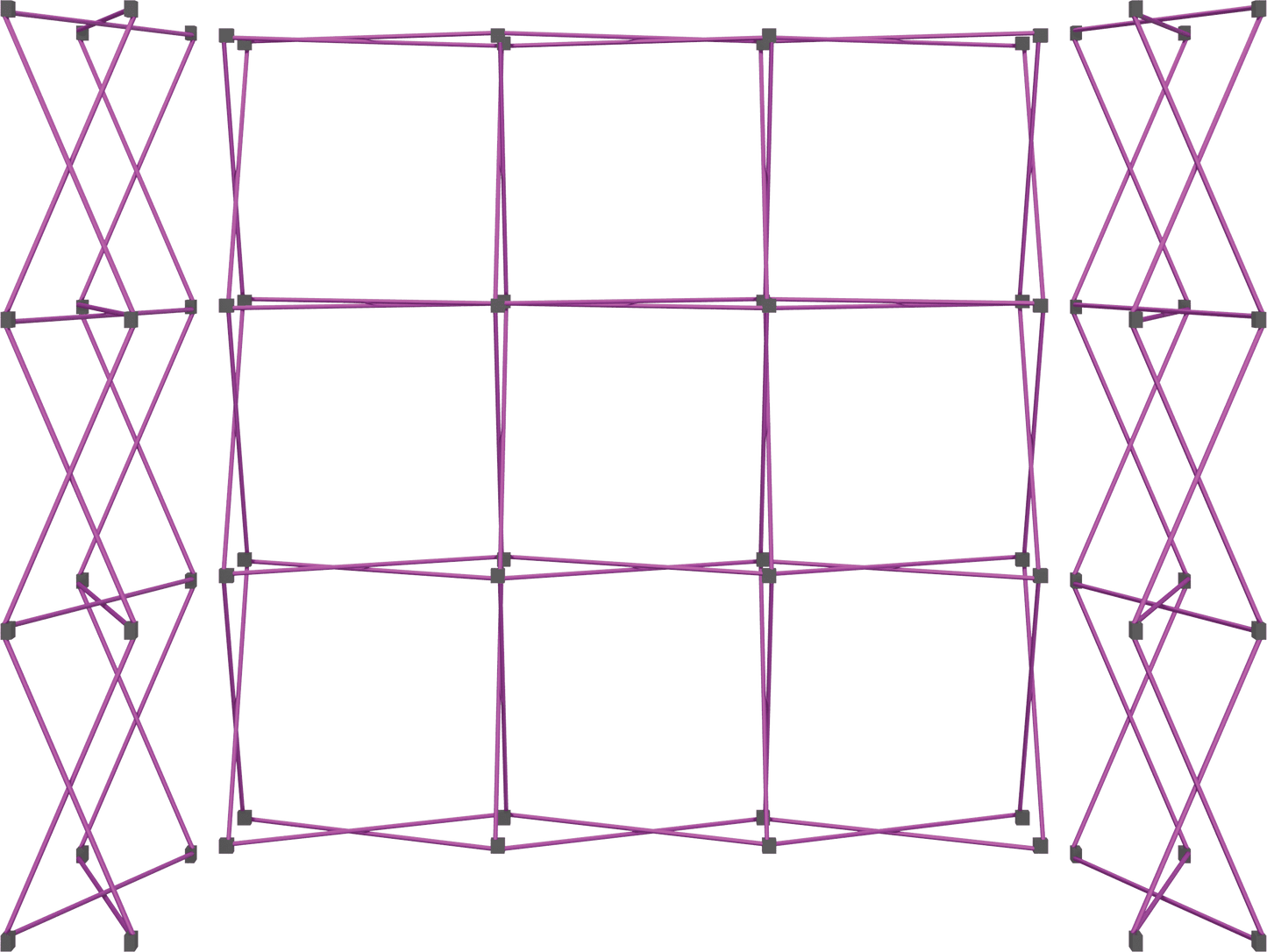 20ft x 8ft Horseshoe Coyote Frame (5x3 Hardware Fast Kit)