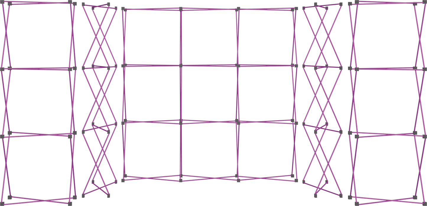 20ft x 8ft Horseshoe Deluxe Coyote Frame (Hardware 11x3 Fast Kit)