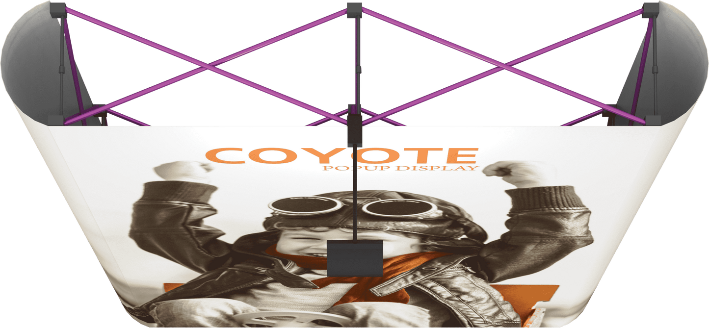 6ft (2x3) Coyote Straight Full Fabric Display (Fabric Package)