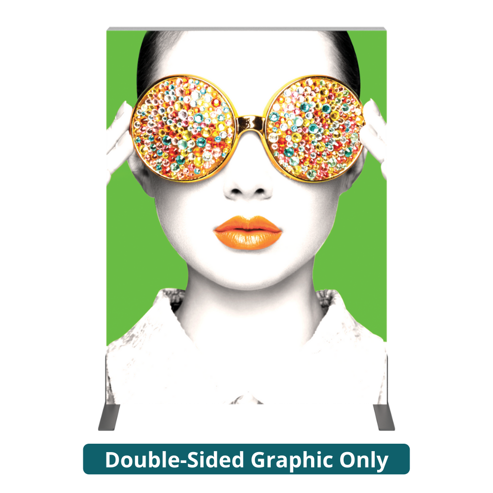 3ft x 4ft Vector Frame Light Box Rectangle 01 Fabric Banner Display Double-Sided (Graphic Only)