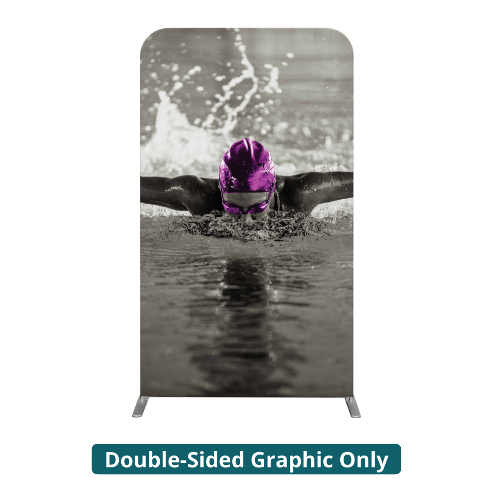 47.25in x 92in Formulate Essential Banner 1200 Straight Double-Sided (Graphic Only)