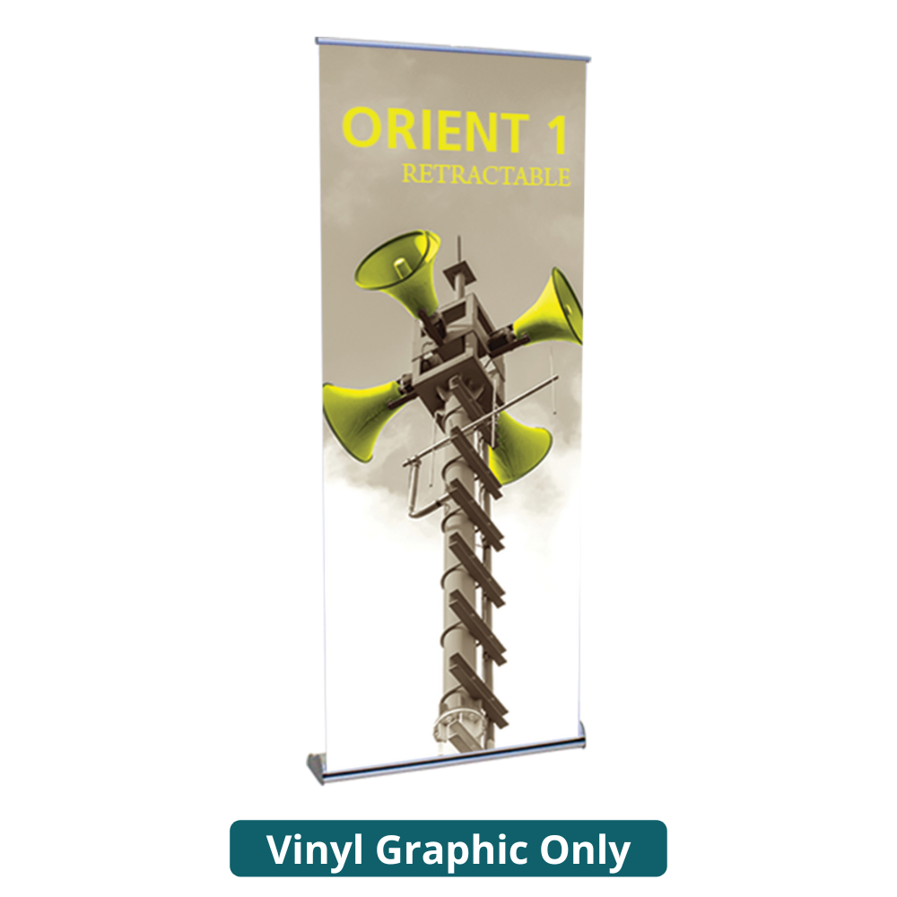 31.5in Orient Double-Sided 800 Retractable Banner Stand (Vinyl Graphic Only)