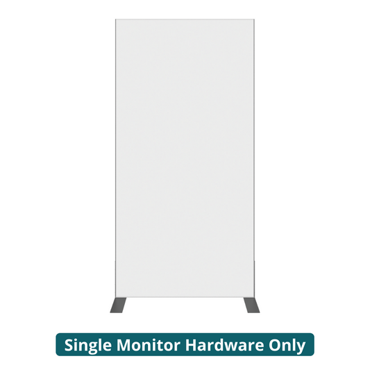 4ft x 8ft Vector Frame Monitor Kiosk 02 Single-Sided 1 Graphic (Hardware Only)