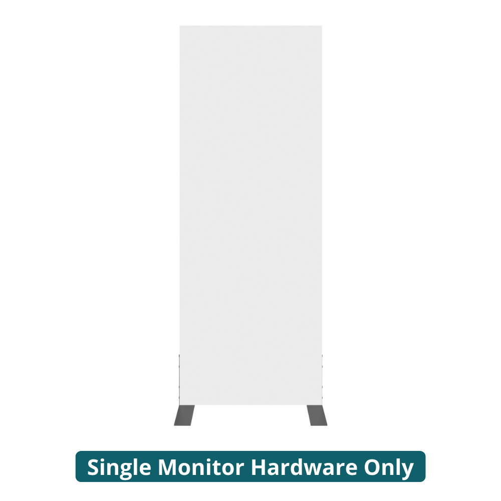 3ft x 8ft Vector Frame Monitor Kiosk 01 Single-Sided (Hardware Only)