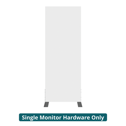 3ft x 8ft Vector Frame Monitor Kiosk 01 Single-Sided (Hardware Only)