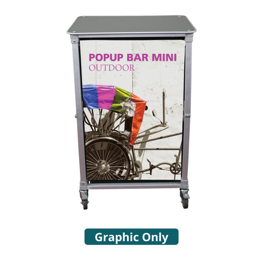 Portable Popup Bar Mini (Graphic Only)