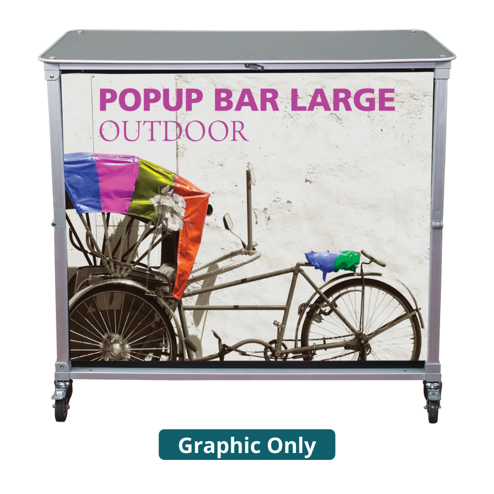 Portable Popup Bar Large (Graphic Only)