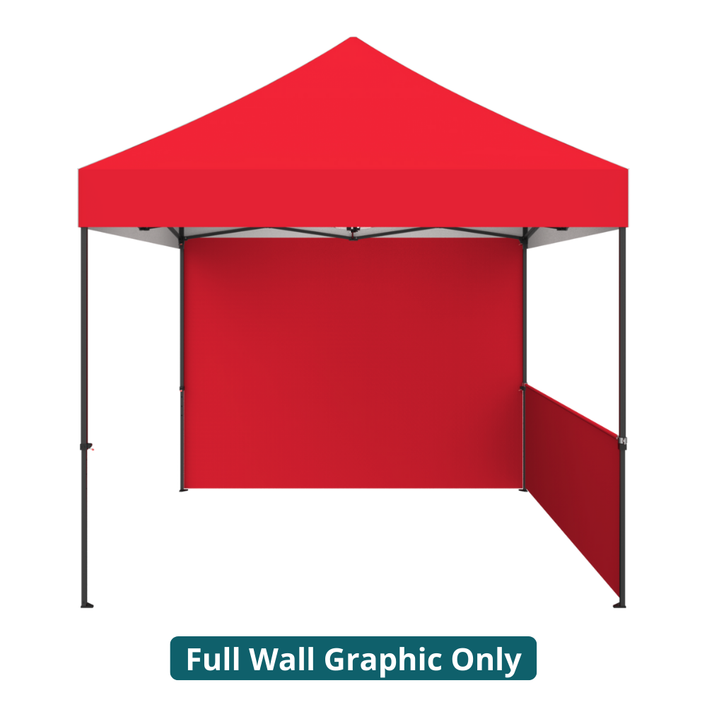 10ft x 10ft Zoom Economy and Standard Popup Tent Full Wall Solid Stock (Full Wall Graphic Only)