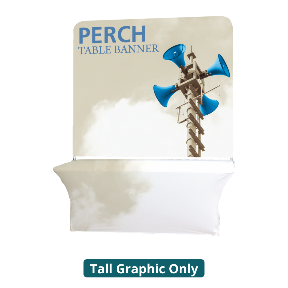 6ft Perch Table Pole Banner Display (Tall Graphic Only)