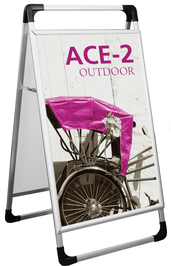 Ace 2 Outdoor Sign Stands Single-Sided (Graphic Only)