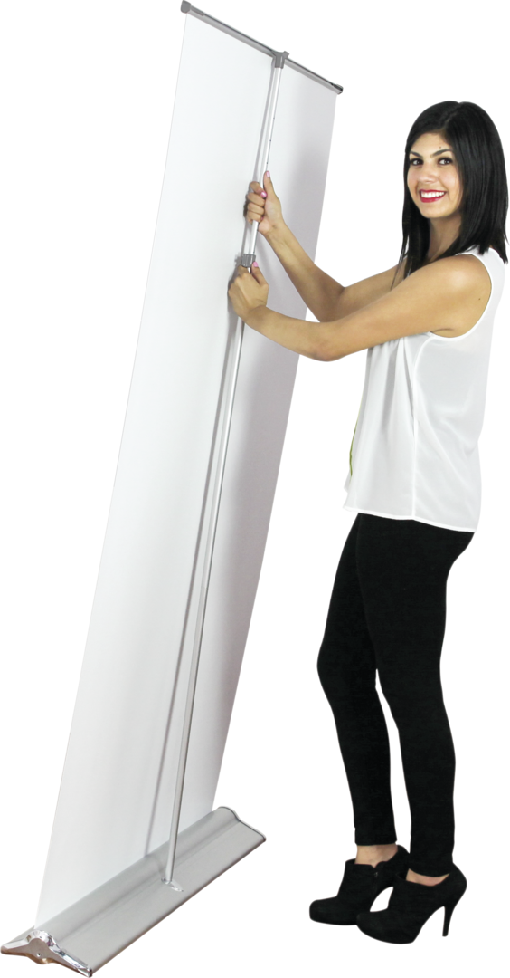 59in Blade Lite 1500 Retractable Banner Stand (Vinyl Graphic Package)