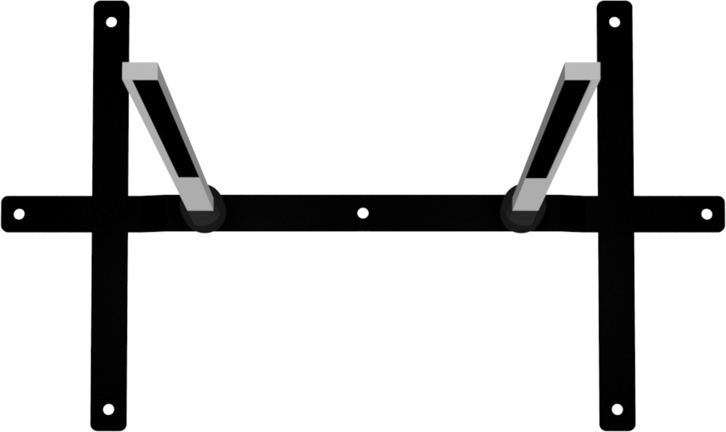 3ft Contour Outdoor Sign Display Arrow Side Plate Base (Hardware Only)