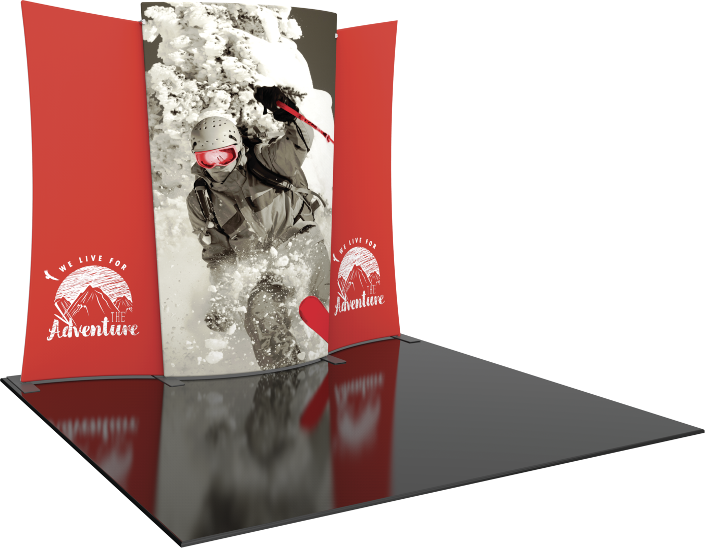 10ft Formulate Designer Series Kit 05 Fabric Backwall (Graphic Only)