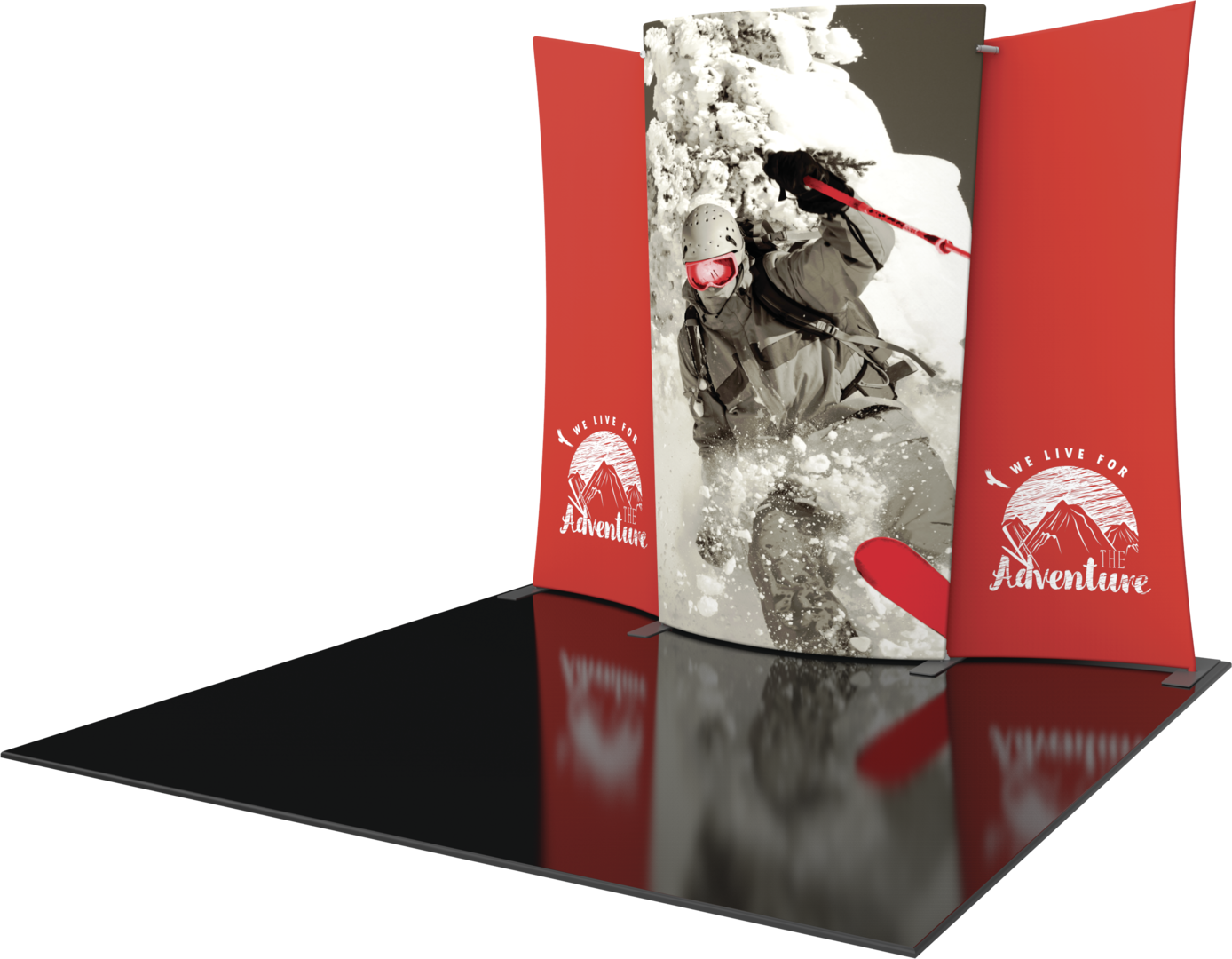 10ft Formulate Designer Series Kit 05 Fabric Backwall (Graphic Only)