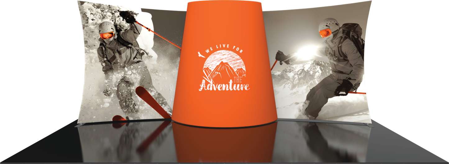 20ft Formulate Designer Series Kit 03 Fabric Backwall (Graphic Package)