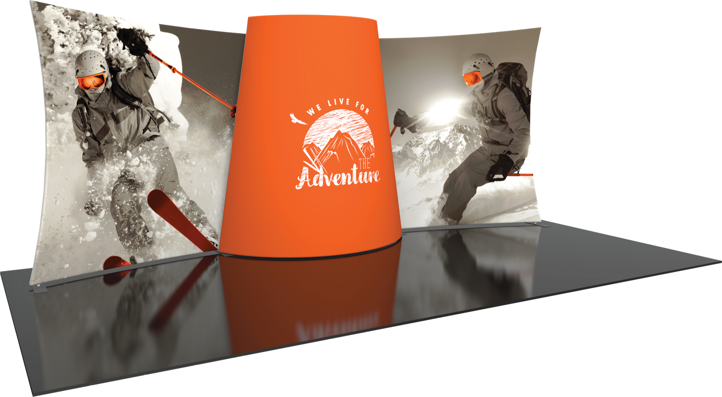 20ft Formulate Designer Series Kit 03 Fabric Backwall (Graphic Package)