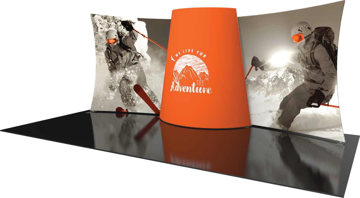 20ft Formulate Designer Series Kit 03 Fabric Backwall (Graphic Package)