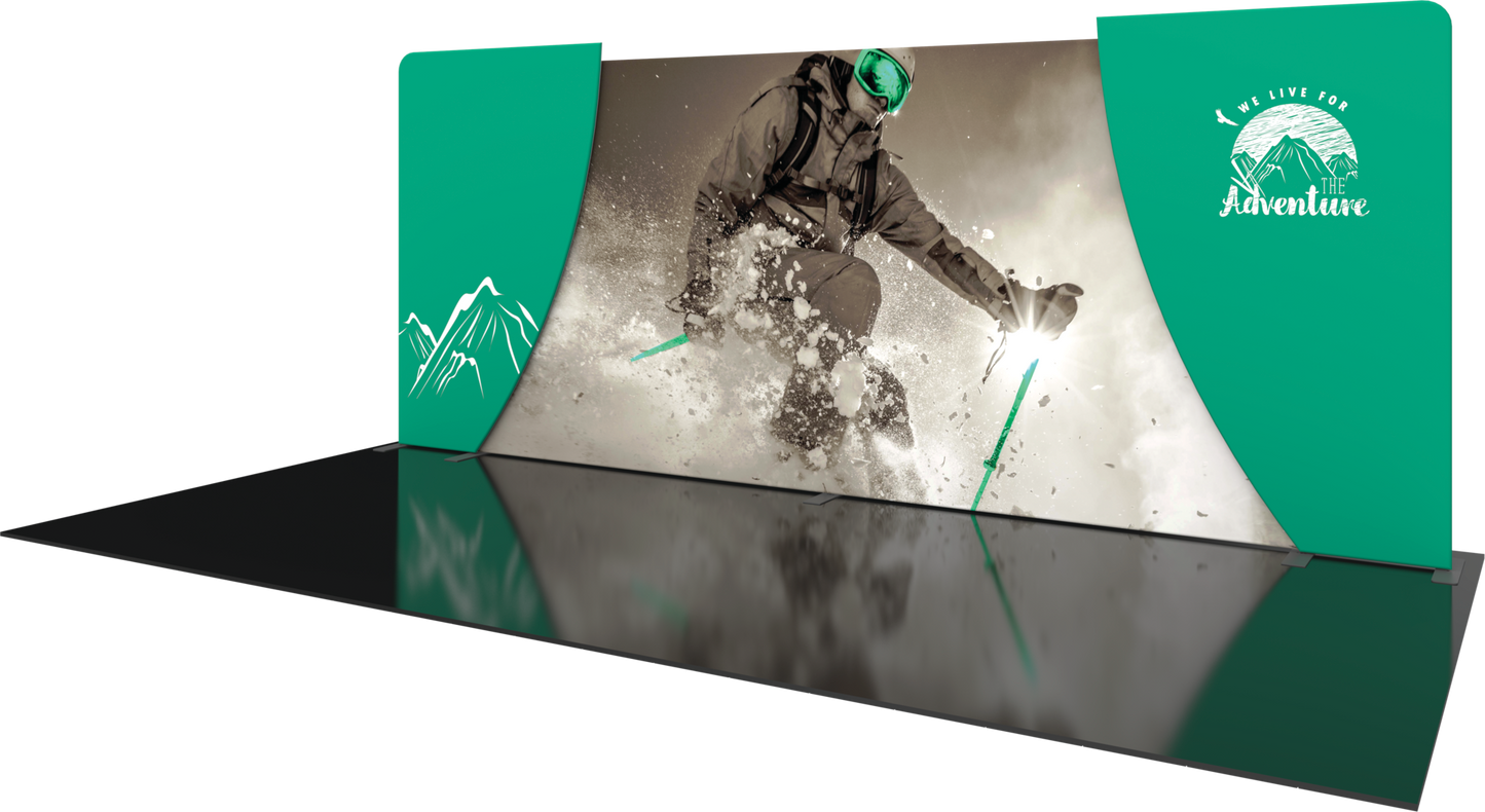 20ft Formulate Designer Series Kit 04 Fabric Backwall (Graphic Only)