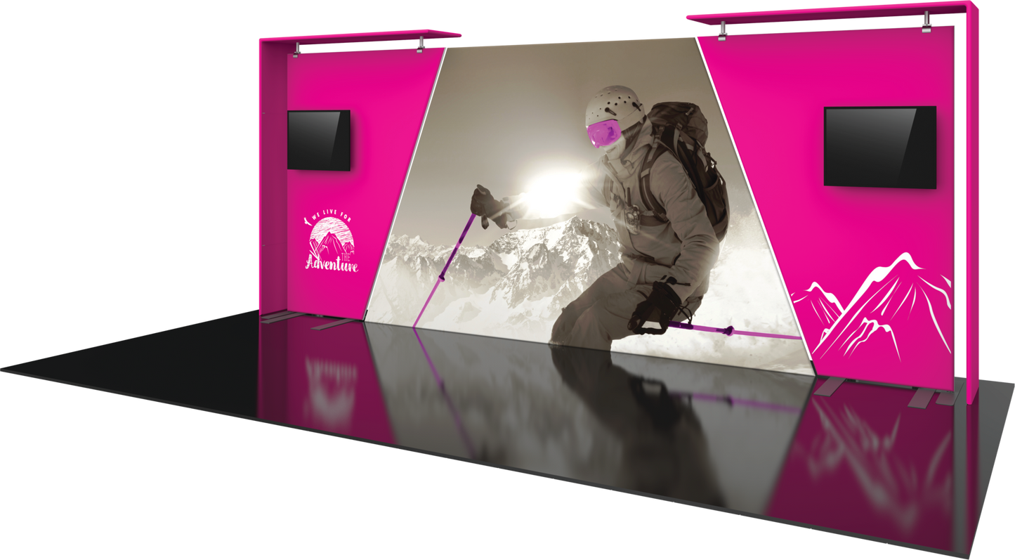 20ft Formulate Designer Series Kit 07 Fabric Backwall (Graphic Package)