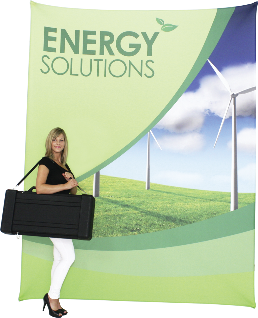 8ft x 10ft Formulate Lite Tension Fabric Backwall Portrait (Graphic Only)