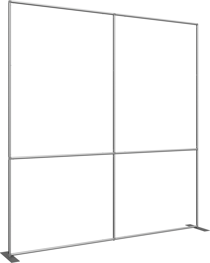 10ft x 8ft Formulate Master S1 Straight Fabric Backwall Single-Sided Graphic w/ Backer (Graphic Package)