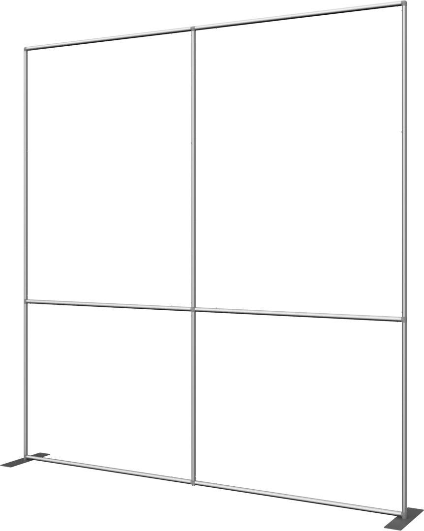 10ft x 8ft Formulate Master S1 Straight Fabric Backwall Single-Sided Graphic w/ Backer (Graphic Package)