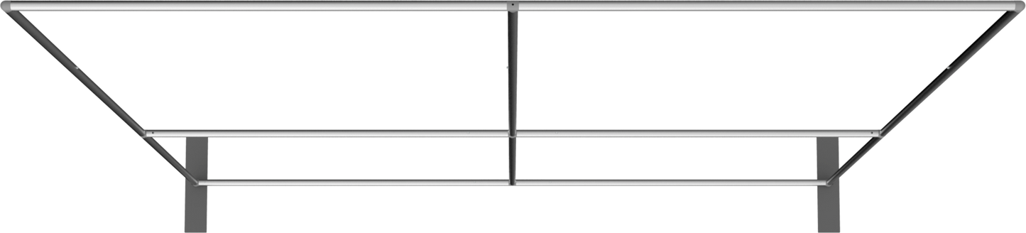 10ft x 8ft Formulate Master S1 Straight Fabric Backwall Single-Sided Graphic w/ Backer (Graphic Package)