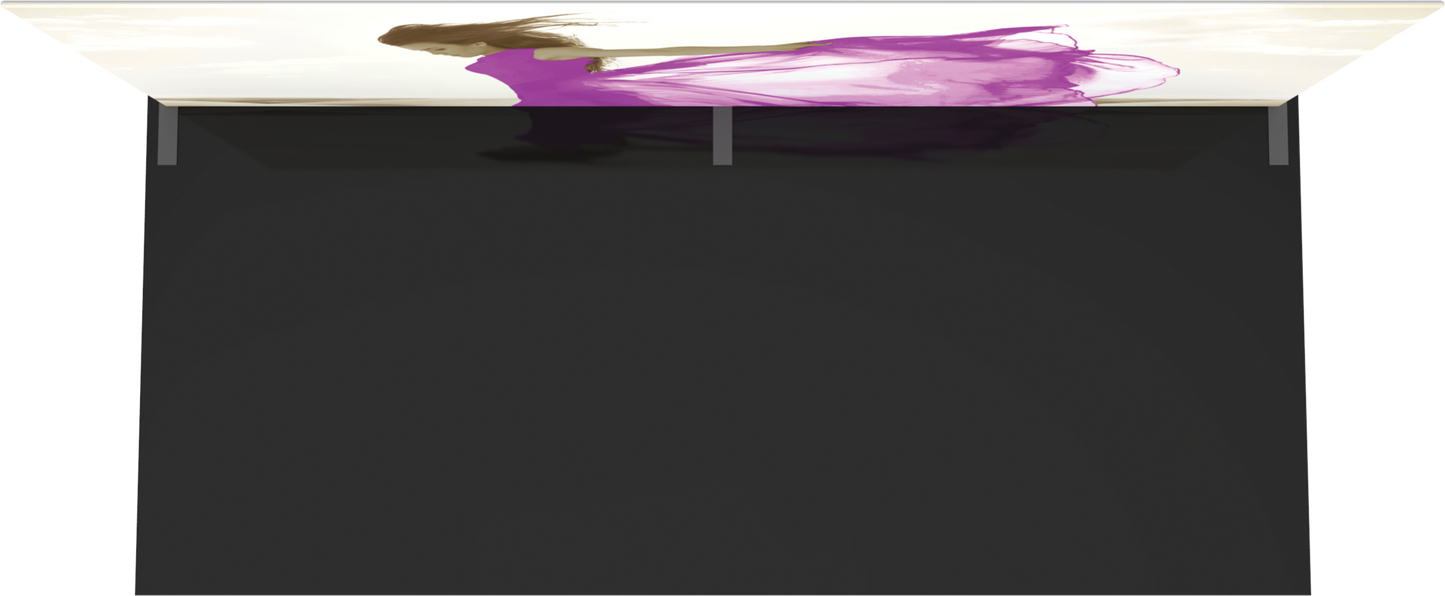 20ft x 8ft Formulate Master WS1 Straight Frame Fabric Backwall Single-Sided Graphic w/ Backer (Graphic Package)