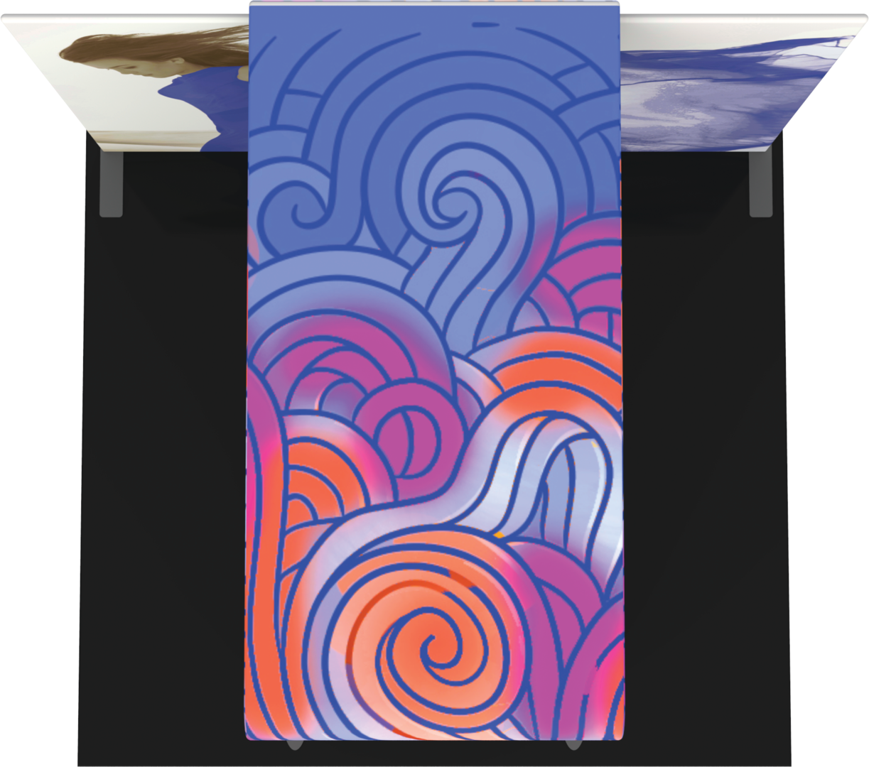 4.5ft x 8ft Formulate Master Backwall Accent 05 Canopy w/ Custom Graphic (Graphic Package)