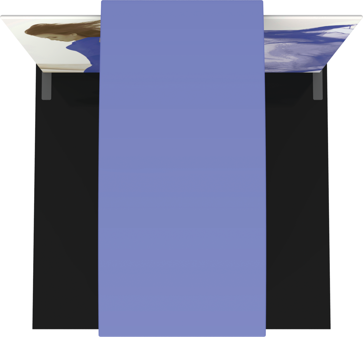 4.5ft x 8ft Formulate Master Backwall Accent 06 Canopy w/ Custom Graphic & Tabletop (Graphic Only)