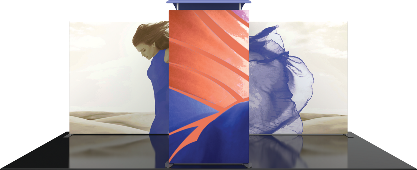 4.5ft x 8ft Formulate Master Backwall Accent 06 Canopy w/ Custom Graphic & Tabletop (Graphic Only)