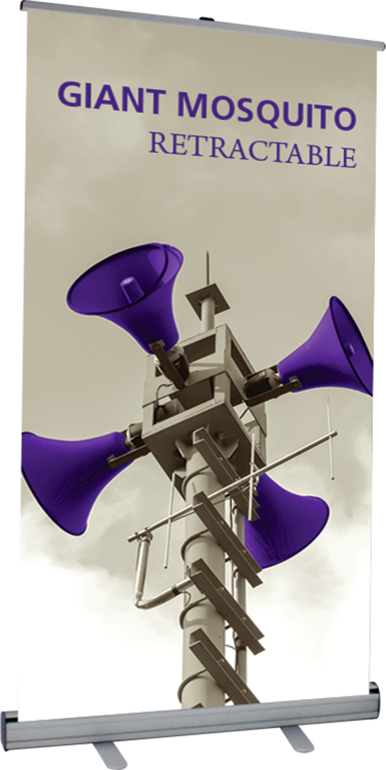 36in Giant Mosquito 920 Retractable Banner Stand (Vinyl Graphic Only)