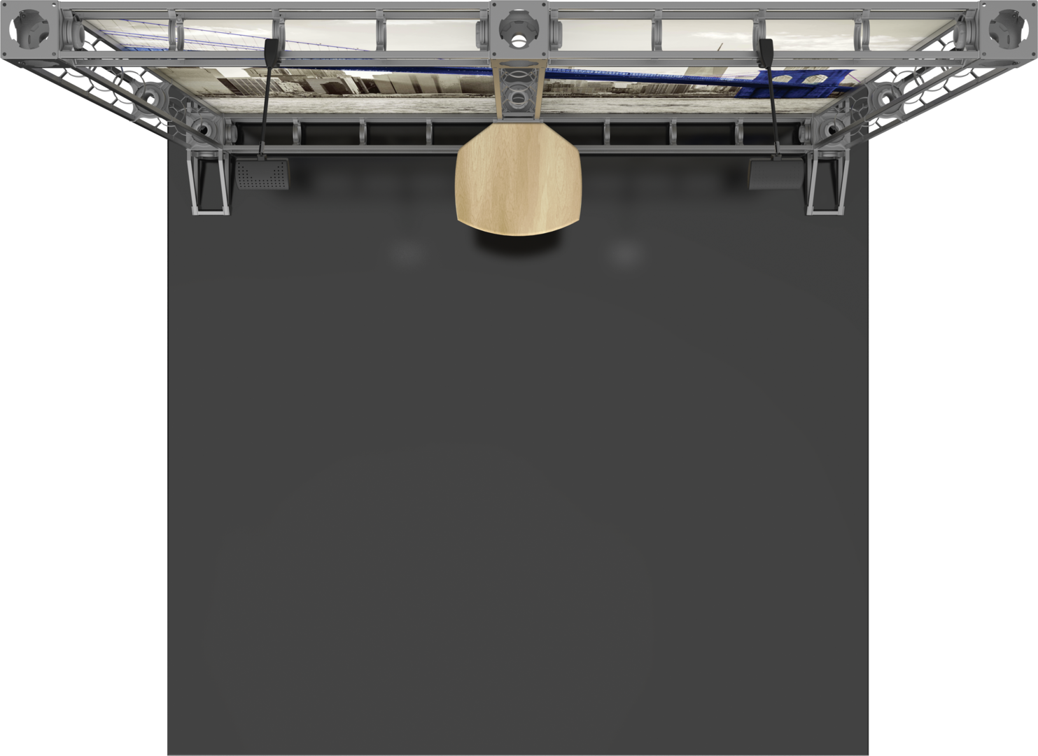 Hercules 09 Orbital Express Truss 10ft Modular Backwall with UV Rollab ...