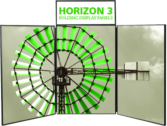 6ft x 4ft Horizon 3 Tabletop Folding Panel Display (Graphic Package)