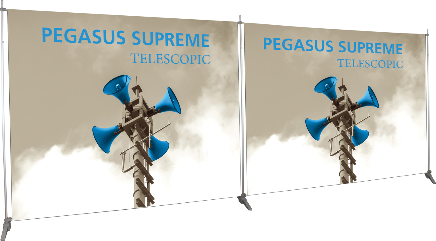 10ft x 10ft Pegasus Supreme Telescopic Banner Stand (Hardware Only)