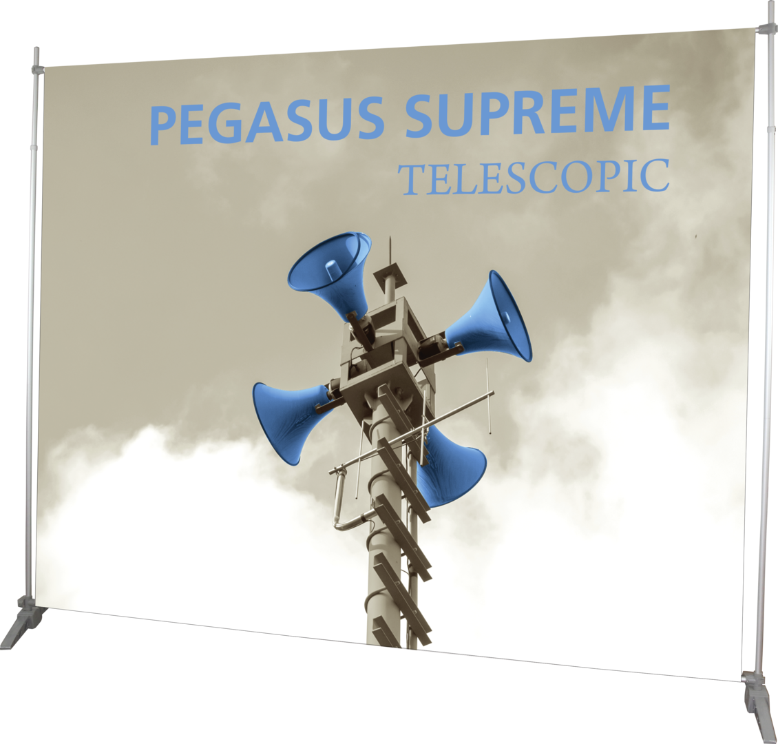 10ft x 10ft Pegasus Supreme Telescopic Banner Stand (Hardware Only)