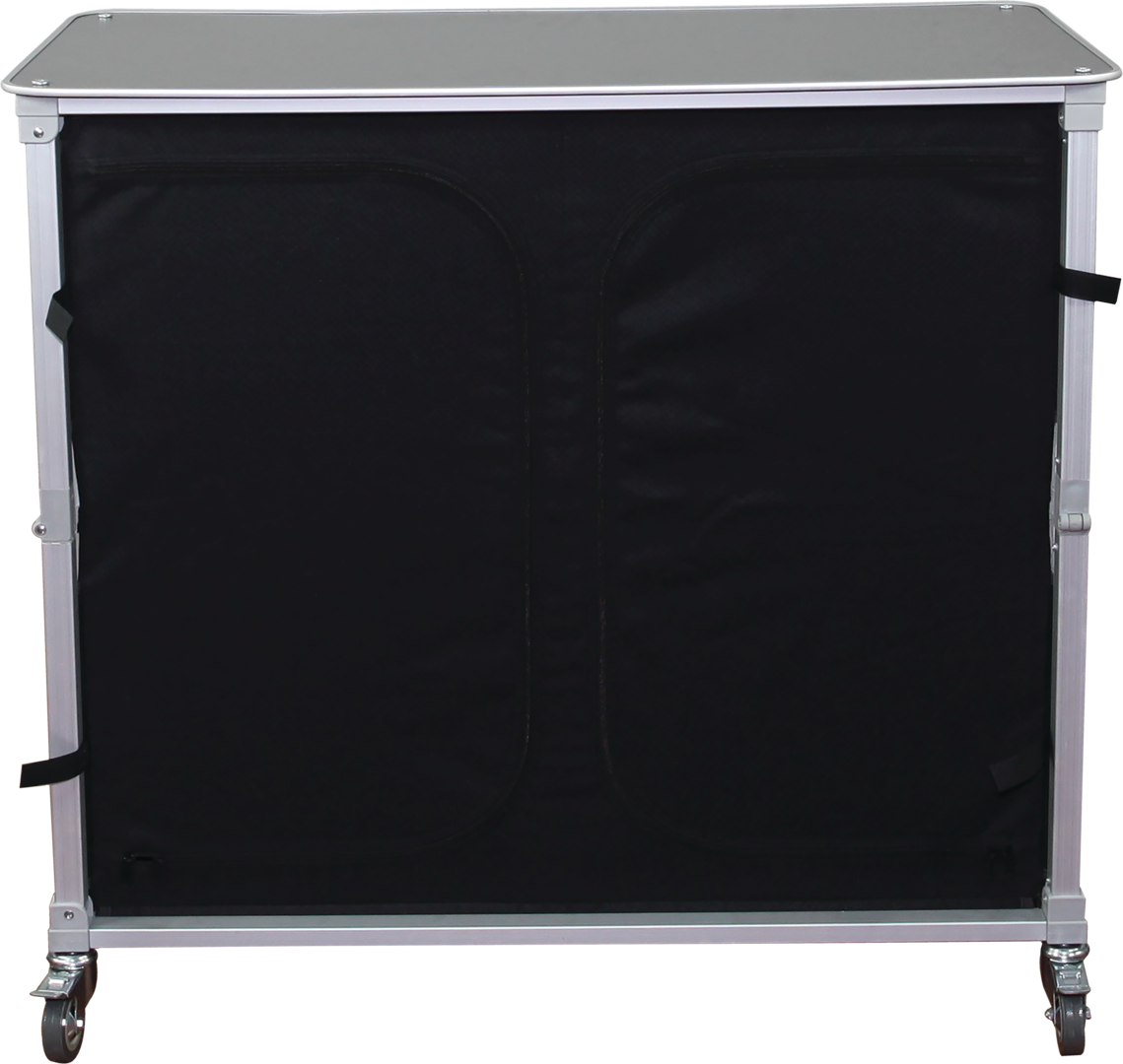 Portable Popup Bar Large with Black Top (Hardware Only)