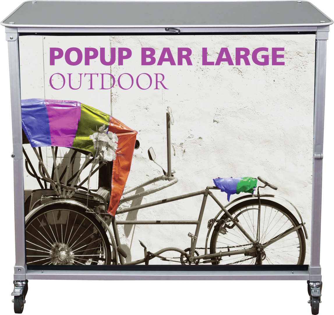 Portable Popup Bar Large (Graphic Only)