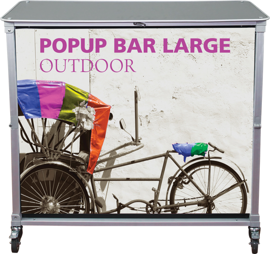 Portable Popup Bar Large (Graphic Package)