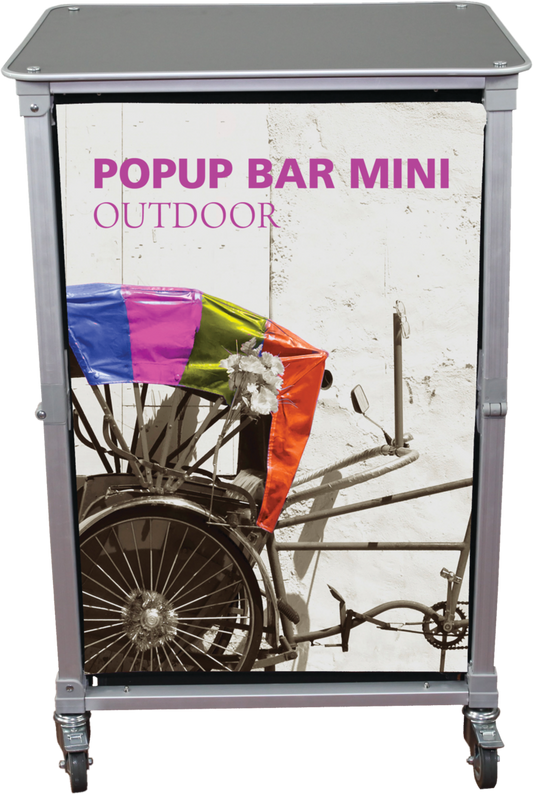 Portable Popup Bar Mini (Graphic Package)