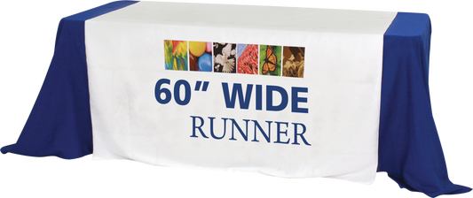 60in x 84in Premium Dye Sub Table Runner Full