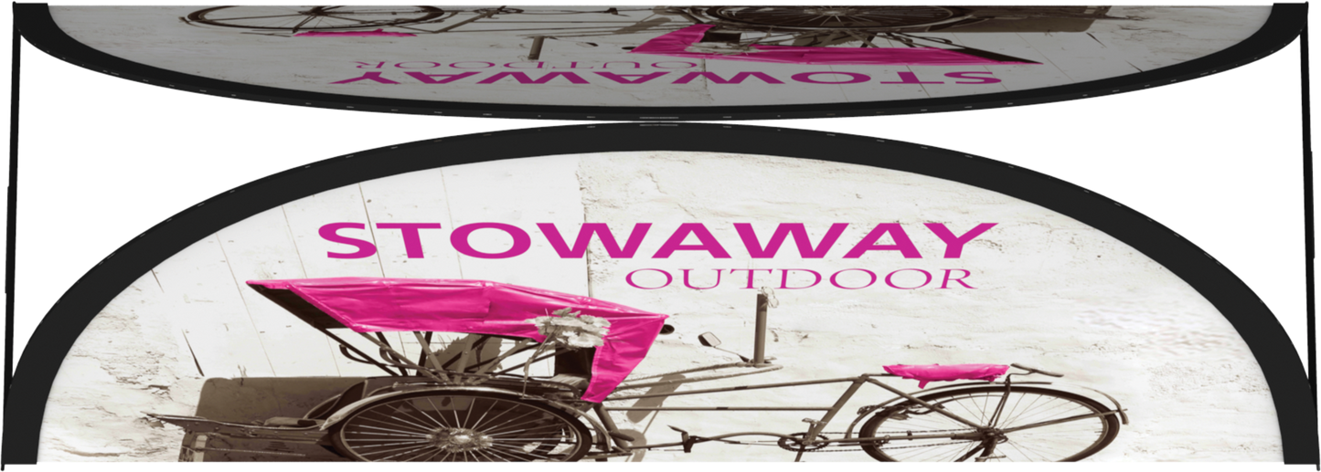 91in x 48.25in Stowaway 3 Large Outdoor Sign (Hardware Only)